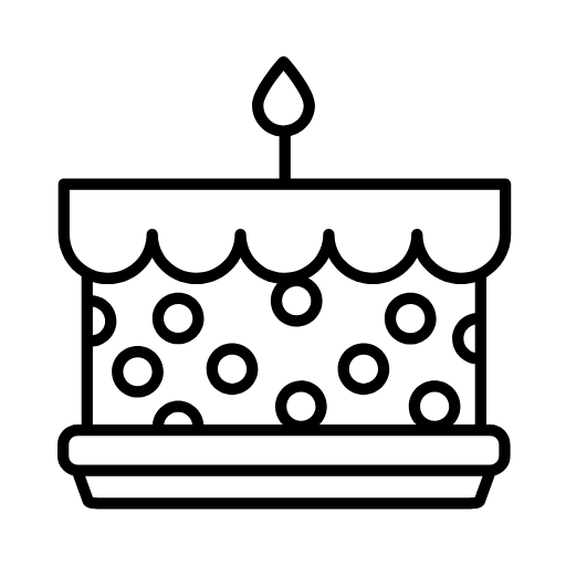 Single Tier Cake Example